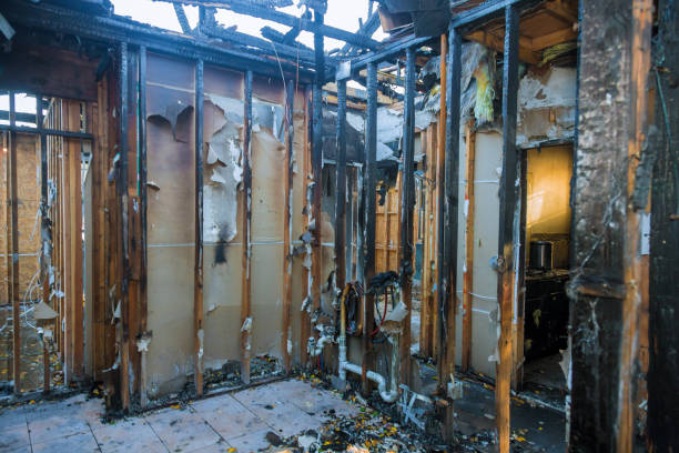 Professional Soot Cleanup technician working in Whidbey Island Station, WA